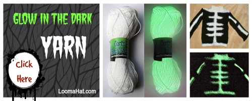 Glow in the Dark Yarn 500x200 - LoomaHat.com