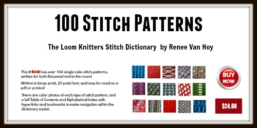 Advanced Loom Knit Stitch Reference Guide 