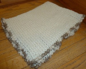 Loom Knit Baby Blanket