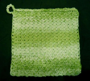 Loom knit square