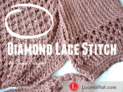 Loom Knit Lace Afghan 