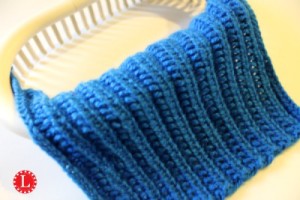 Farrow Rib Stitch on a Loom