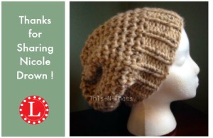 Mock Crochet Hat