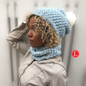 Loom Knit Linen Stitch Hat