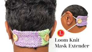 Loom Knit Face Mask Extender