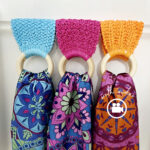 Loom Knit Kitchen Towel Holder