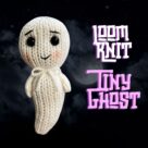 loomknit ghost toy doll